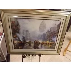 LIMITED EDITION THOMAS KINKADE LITHO - 1970'S - SAN FRANCISCO