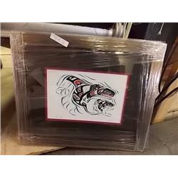 FRAMED FIRST NATIONS PRINT - RICHARD SHORTY -