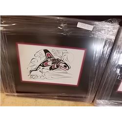 FRAMED FIRST NATIONS PRINT - RICHARD SHORTY