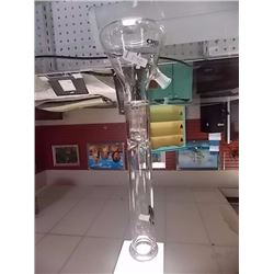 NEW 19" GLASS BIO BONG - SINGLE BUBBLER