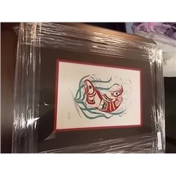 FRAMED FIRST NATIONS PRINT - RICHARD SHORTY