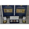 Image 1 : Selection of collector coins including gold plated 911 commemoratives, Lake Havasu set and two 23kt 