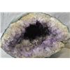 Image 2 : Large crystal amethyst geode, 15" in length and 7" at tallest point
