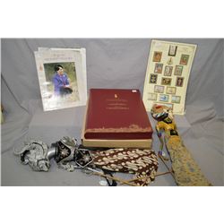 Selection of Asian collectibles including a boxed collector's set including book and medallion of Ma