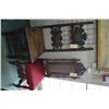 Image 1 : Two antique side chairs each with carved backs and supports and one with upholstered seat