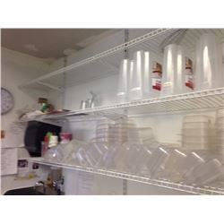 White Wall Shelves regular duty  System for over table in kitchen