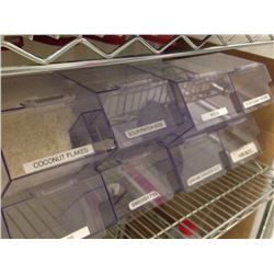 Acrylic Holders to display condiments or candy