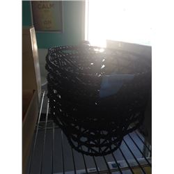 BLACK BASKETS TWO PILES