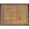 Image 1 : May 5, 1780 $3 Massachusetts Colonial Currency Note