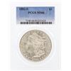 Image 1 : 1882-S $1 Morgan Silver Dollar Coin PCGS MS66