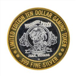 .999 Silver Whiskey Petes Casino $10 Casino Gaming Token Limited Edition