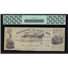 Image 2 : 1862 $5 State of Mississippi Obsolete Bank Note PCGS VF30