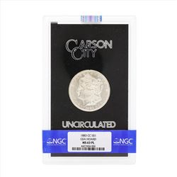 1883-CC $1 Morgan Silver Dollar Coin GSA NGC MS63PL