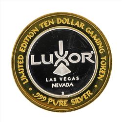.999 Silver Luxor Las Vegas $10 Casino Gaming Token Limited Edition