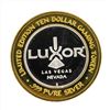 Image 1 : .999 Silver Luxor Las Vegas $10 Casino Gaming Token Limited Edition