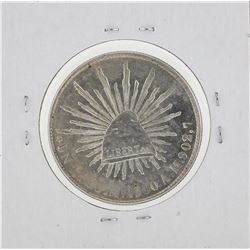 1900 MoAM Mexico Silver Peso Coin