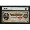 Image 1 : 1922 $100 Large Size Gold Certificate Coin Note PMG Graded VF25