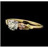 Image 2 : 14KT Tri-Color Gold 0.69ctw Diamond Ring