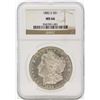 Image 1 : 1882-S $1 Morgan Silver Dollar Coin NGC MS66