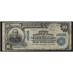 1902 $10 First National Bank of Tuckahoe New York National Currency Note