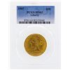 Image 1 : 1907 $10 Liberty Head Eagle Gold Coin PCGS MS63