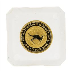 1991 $15 Australian Nugget 1/10 oz Gold Coin
