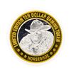Image 2 : .999 Silver Binions Horseshoe Las Vegas $10 Casino Gaming Token Limited Edition