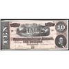 Image 1 : 1864 $10 The Confederate States of America Note
