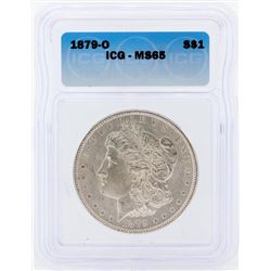 1879-O $1 Morgan Silver Dollar Coin ICG MS65
