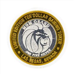 .999 Silver MGM Grand Las Vegas $10 Casino Gaming Token Limited Edition