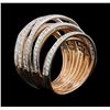 Image 5 : 14KT Rose and White Gold 2.50ctw Diamond Ring