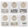 Image 2 : Lot of (6) $1 Morgan Silver Dollar Coins NGC MS63