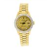 Image 1 : Rolex Ladies President 18KT Yellow Gold 0.65ctw Diamond Datejust Wristwatch