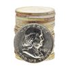 Image 1 : Roll of (20) 1958 Franklin Half Dollar Silver Coins