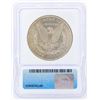 Image 2 : 1882-CC $1 Morgan Silver Dollar Coin ICG MS63