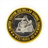 Image 2 : .999 Silver Westward Ho Casino Las Vegas $10 Casino Gaming Token Limited Edition