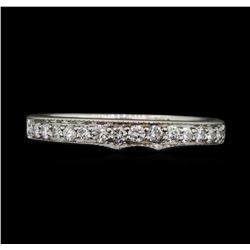 14KT White Gold 0.20ctw Diamond Wedding Band