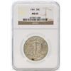 Image 1 : 1941 Walking Liberty Half Dollar Coin NGC MS65