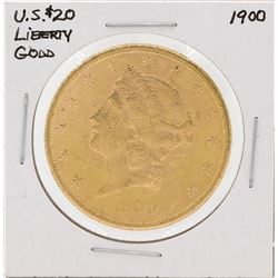 1900 $20 Liberty Head Double Eagle Gold Coin