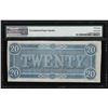 Image 2 : 1864 $20 Confederate States of America Note PMG Choice About Uncirculated 58EPQ