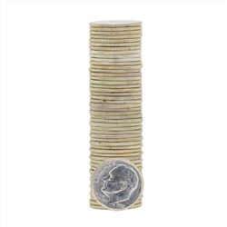 Roll of (50) 1959-P Brilliant Uncirculated Roosevelt Dimes