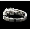 Image 3 : 18KT White Gold 1.62ctw Diamond Ring