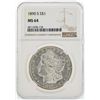 Image 1 : 1890-S $1 Morgan Silver Dollar Coin NGC MS64