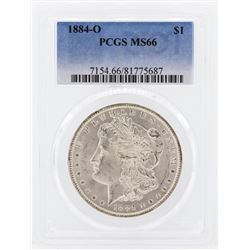 1884-O $1 Morgan Silver Dollar Coin PCGS MS66