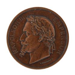 1868 France Napoleon III Universal Exposition Medal