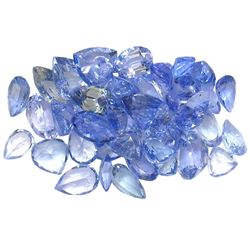 9.18ctw Fancy Mixed Tanzanite Parcel