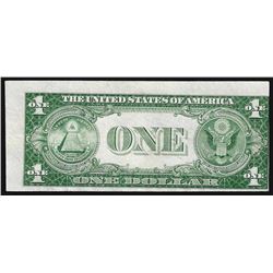 1935F $1 Silver Certificate Note Misalignment ERROR