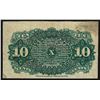 Image 2 : 1863 Ten Cents Fourth Issue Fractional Note