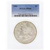 Image 1 : 1886 $1 Morgan Silver Dollar Coin PCGS MS66