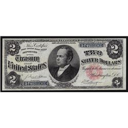 1891 $2 Silver Certificate Note